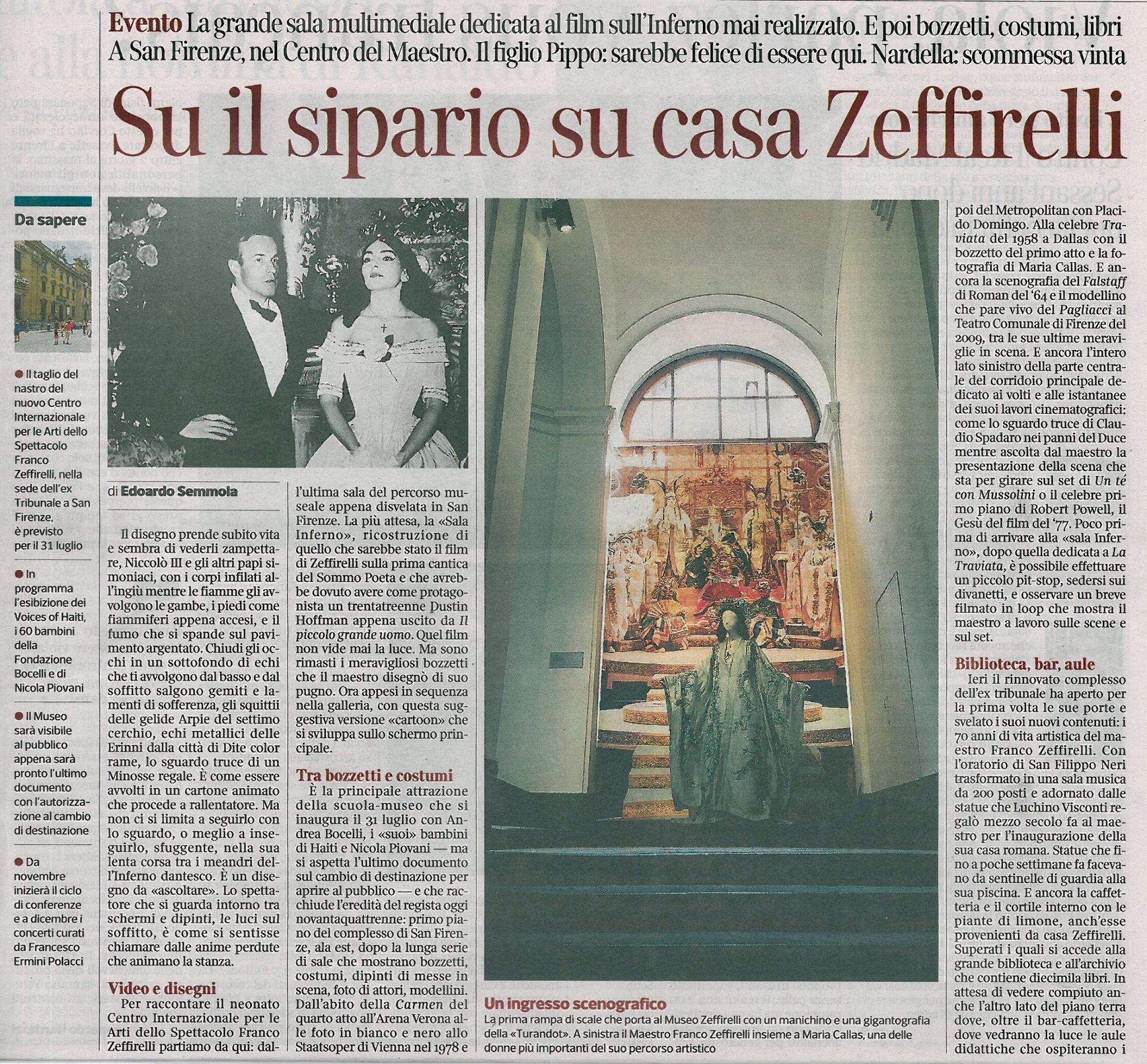 Sala Multimediale INFERNO