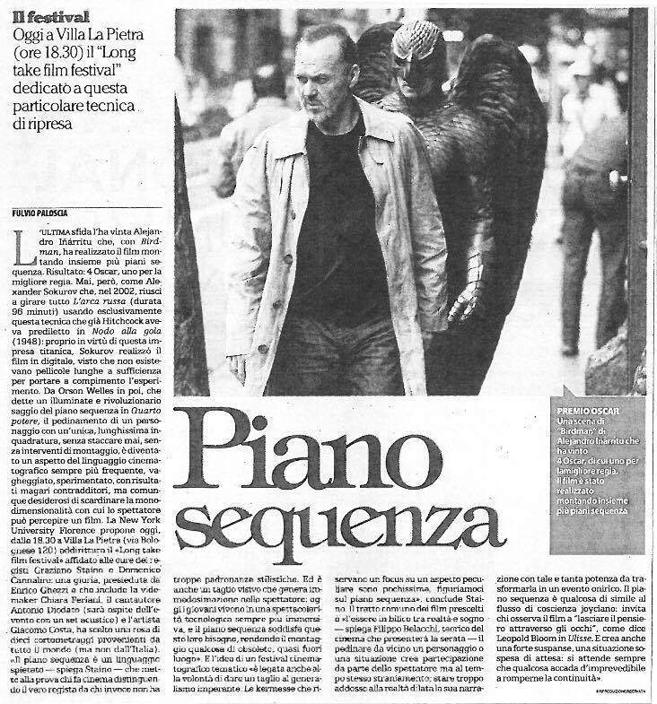 Long Take Florence Film Festival