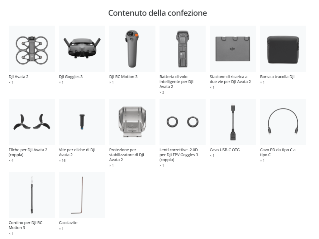 DJI Avata 2 Fly More Combo (3 batterie)