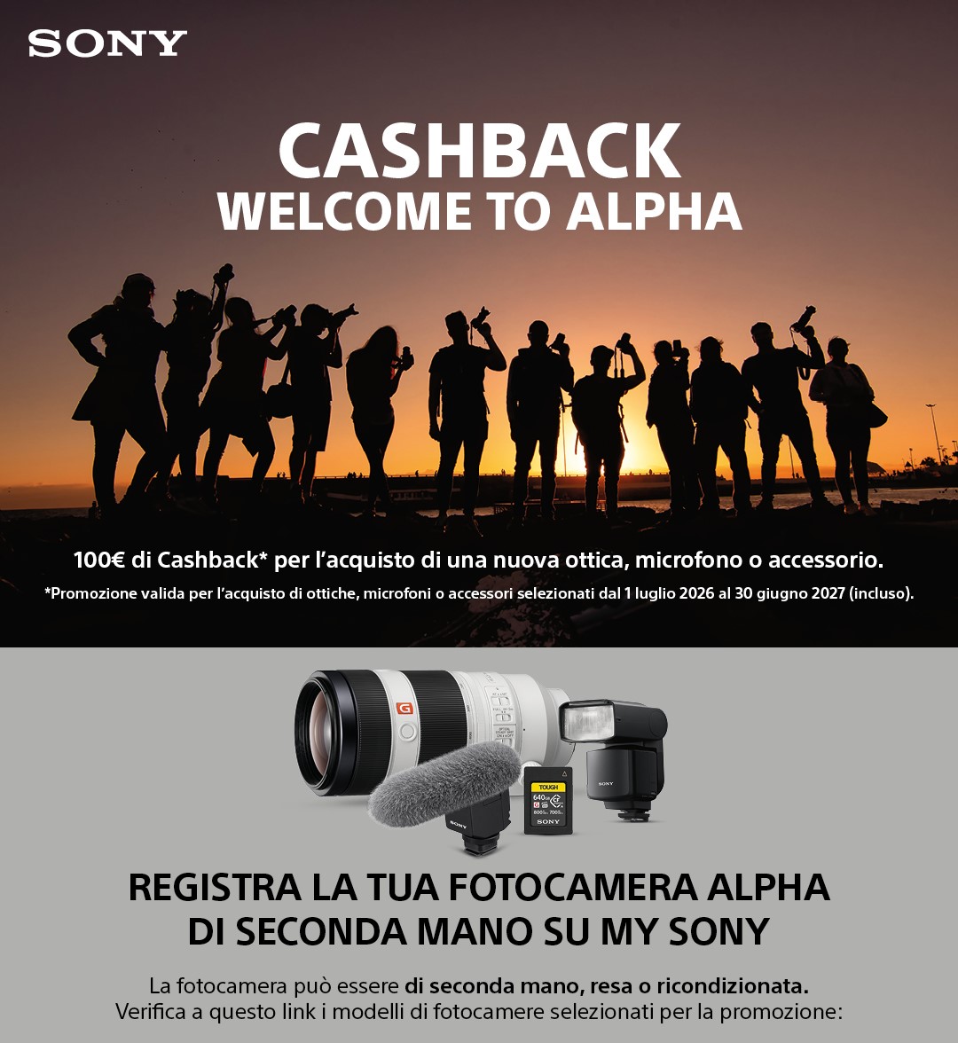 Sony Welcome to Alpha
