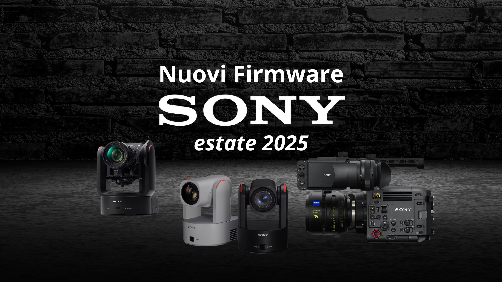 Nuovi Firmware Sony estate 2025