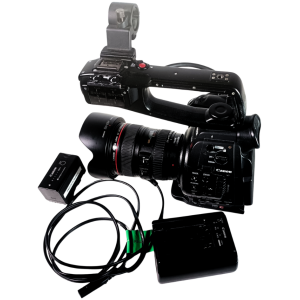 Kit EOS-C100 + BP-955 e caricabatterie CA-930 + Ottica 24-105 F.4.0 L IS USM